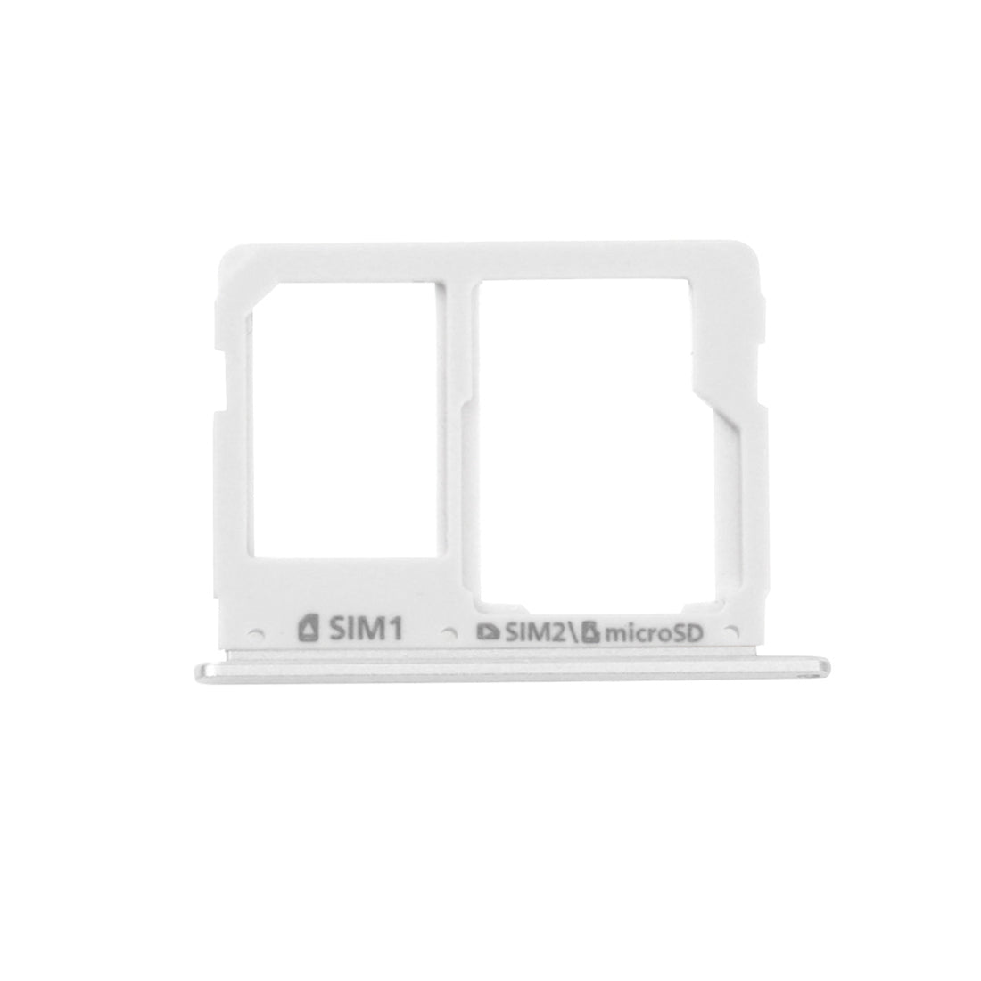 For A3(2016) / A3100 & A5(2016) / A5100 & A7(2016) / A7100 SIM Card Tray and Micro SD Card Tray  (Silver)