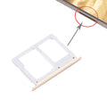 For Galaxy C5 / C5000 SIM Card Tray + Micro SD / SIM Card Tray (Gold)