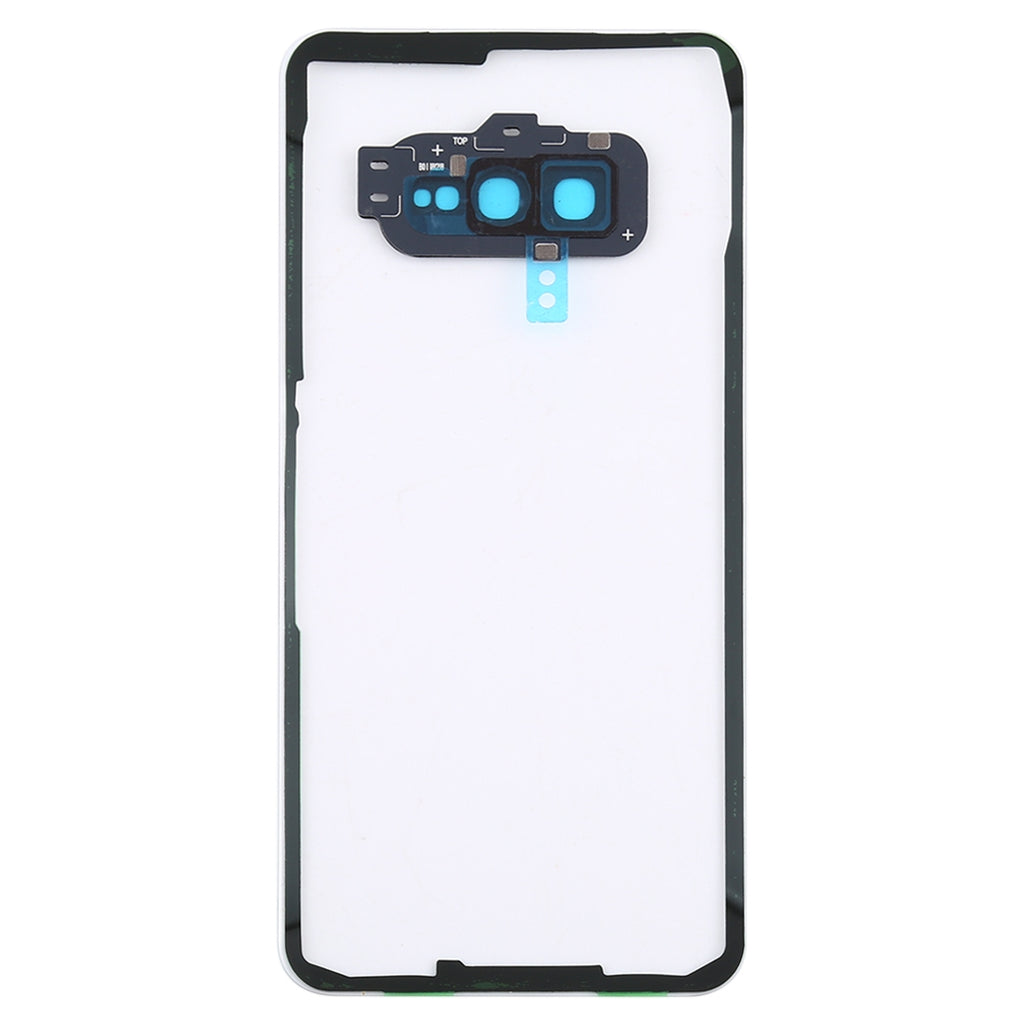 For Samsung Galaxy S10e / G970F/DS G970U G970W SM-G9700 Transparent Battery Back Cover with Camera Lens Frame (Transparent)