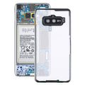 For Samsung Galaxy S10e / G970F/DS G970U G970W SM-G9700 Transparent Battery Back Cover with Camera Lens Frame (Transparent)
