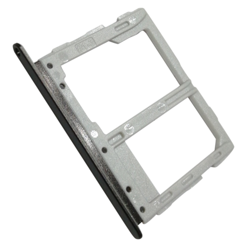 For Galaxy Tab S3 9.7 / T825 (3G Version) SIM Card Tray + Micro SD Card Tray (Black)