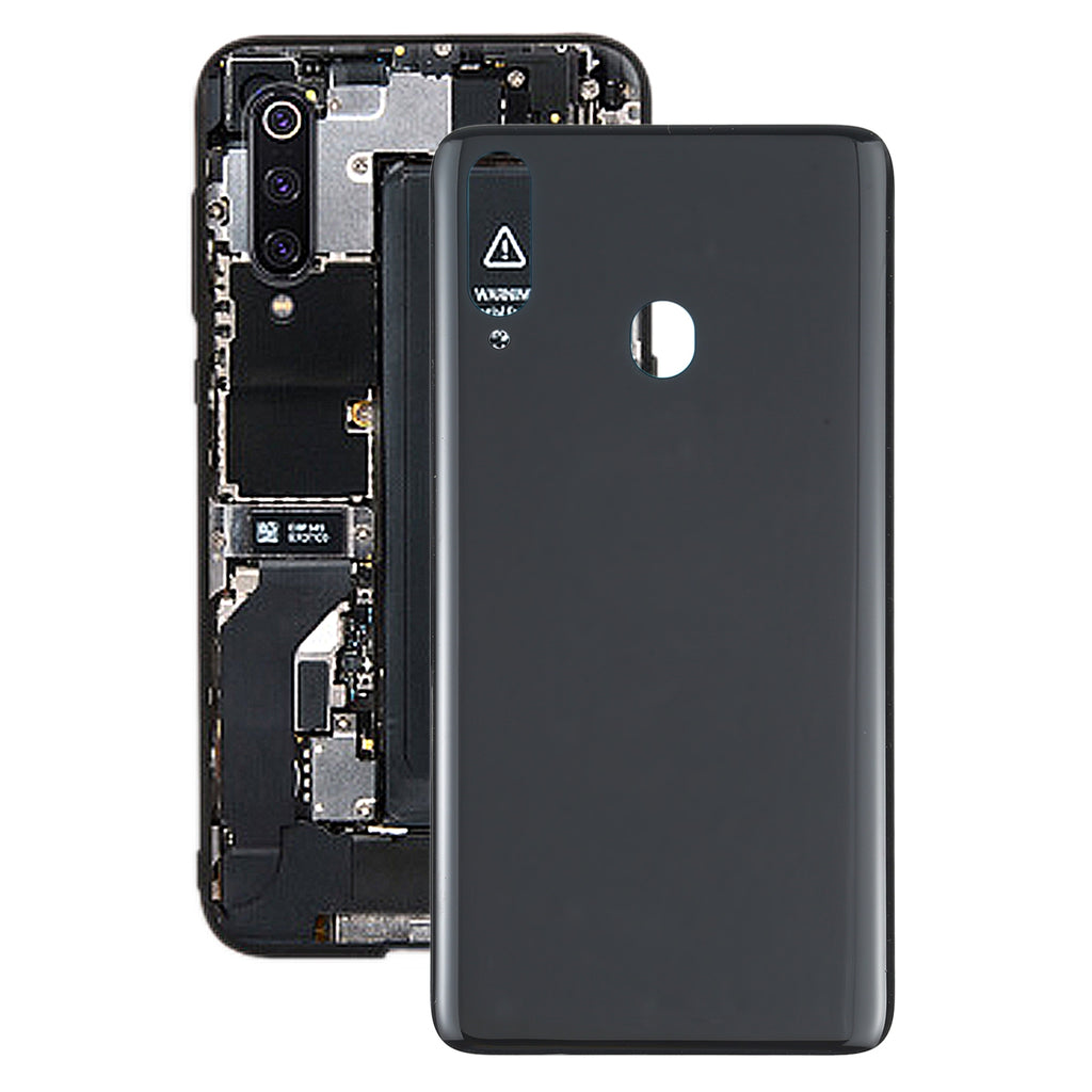 For Samsung Galaxy A20s Battery Back Cover (Black)
