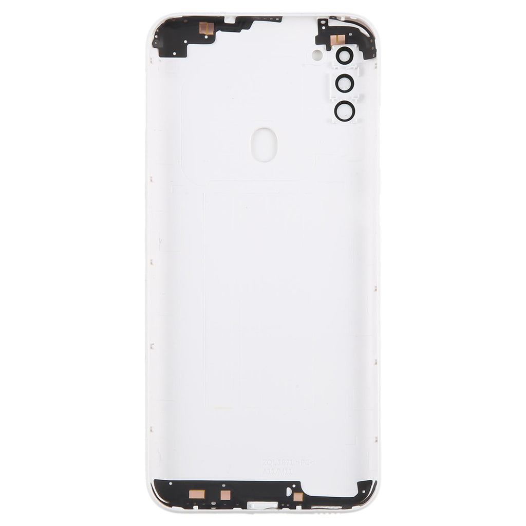 For Samsung Galaxy A11 SM-A115F Battery Back Cover with Camera Lens Frame(White)
