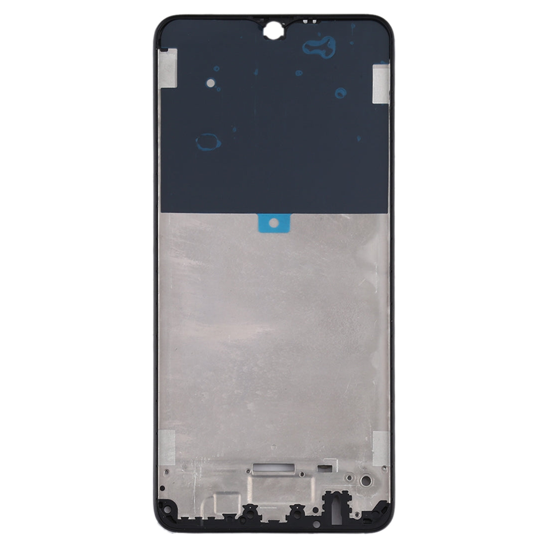 For Samsung Galaxy A20s Front Housing LCD Frame Bezel Plate (Black)