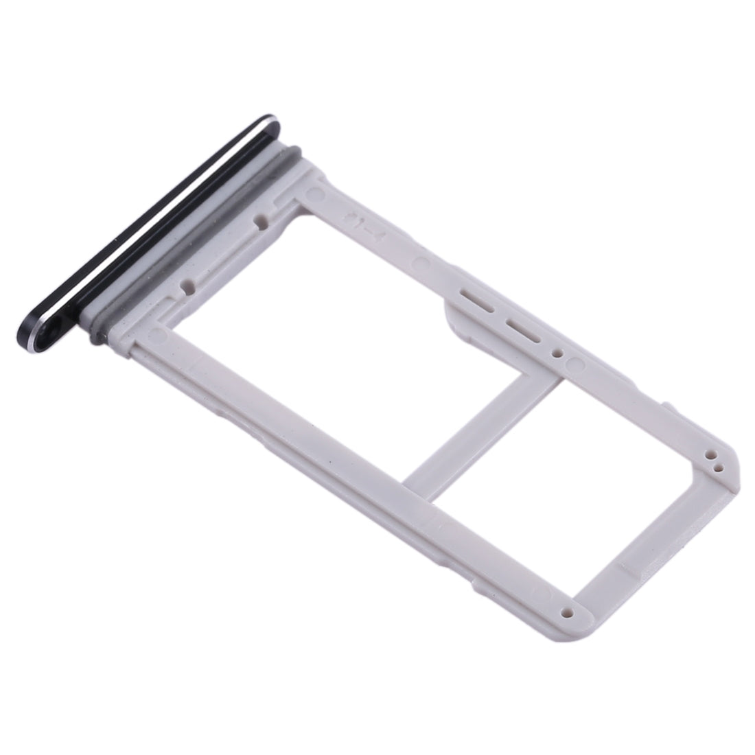 For Galaxy S7 Edge 2 SIM Card Tray / Micro SD Card Tray (Black)