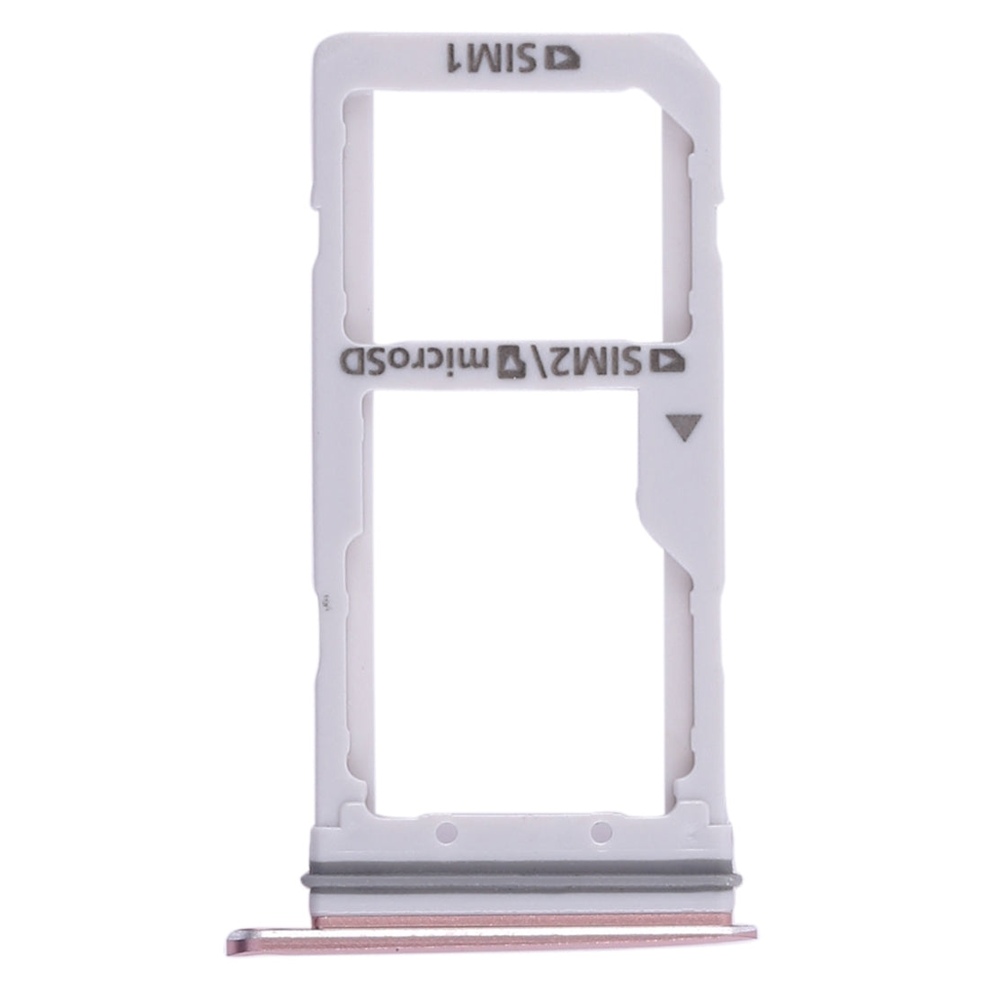 For Galaxy S7 Edge 2 SIM Card Tray / Micro SD Card Tray (Pink)