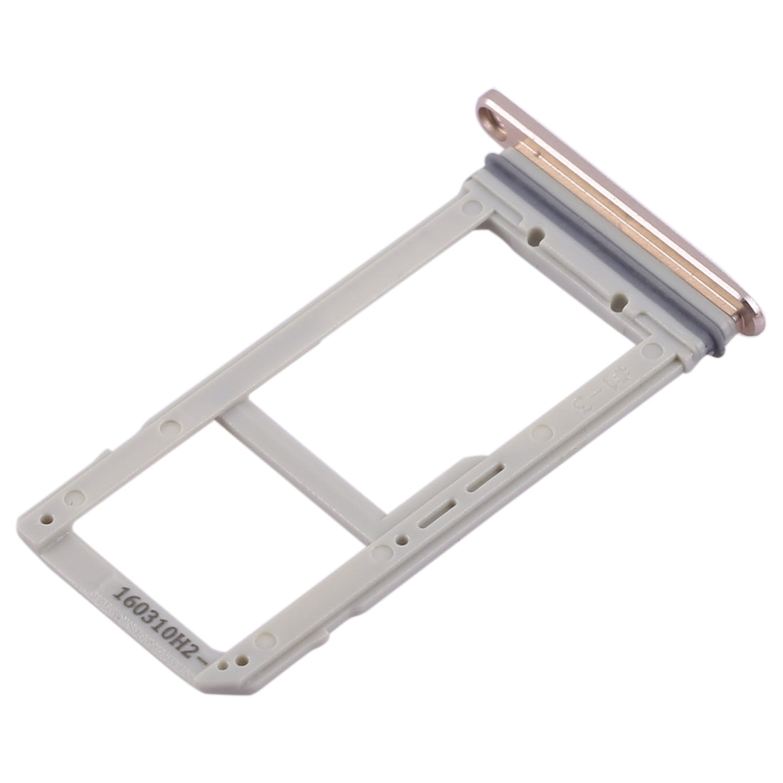 For Galaxy S7 Edge 2 SIM Card Tray / Micro SD Card Tray (Gold)