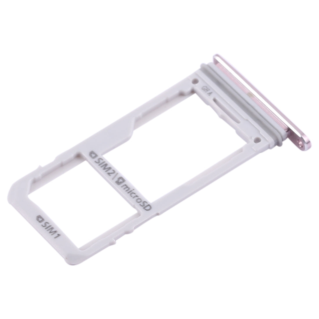 For Galaxy S8 / S8+ 2 SIM Card Tray / Micro SD Card Tray (Pink)