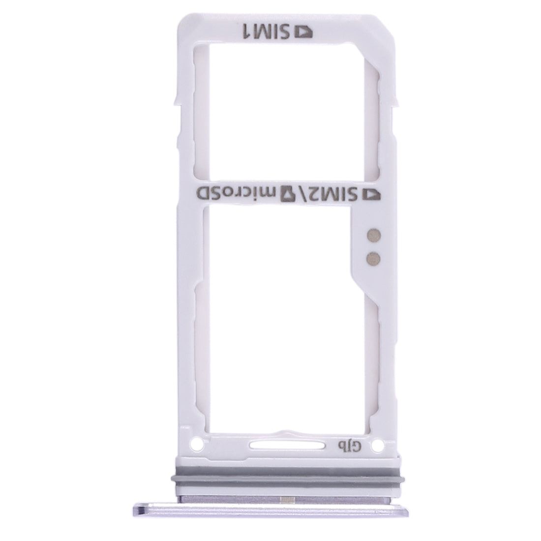 For Galaxy S8 / S8+ 2 SIM Card Tray / Micro SD Card Tray (Grey)