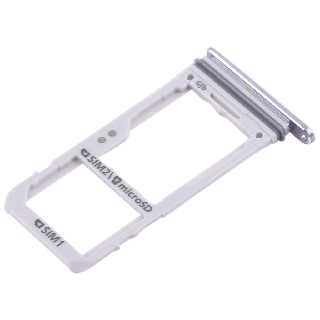 For Galaxy S8 / S8+ 2 SIM Card Tray / Micro SD Card Tray (Grey)