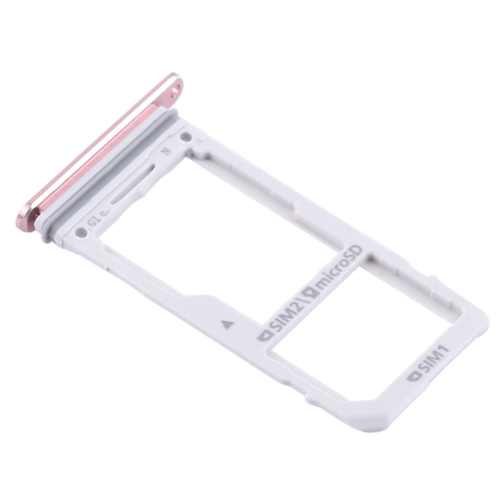 For Galaxy Note 8 2 SIM Card Tray / Micro SD Card Tray (Pink)