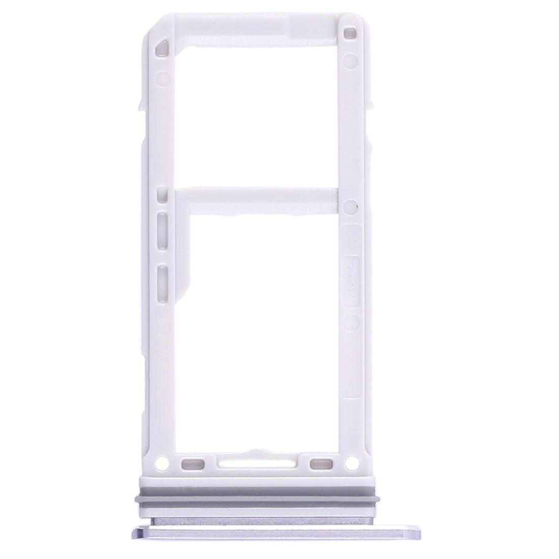 For Galaxy Note 8 2 SIM Card Tray / Micro SD Card Tray (Grey)