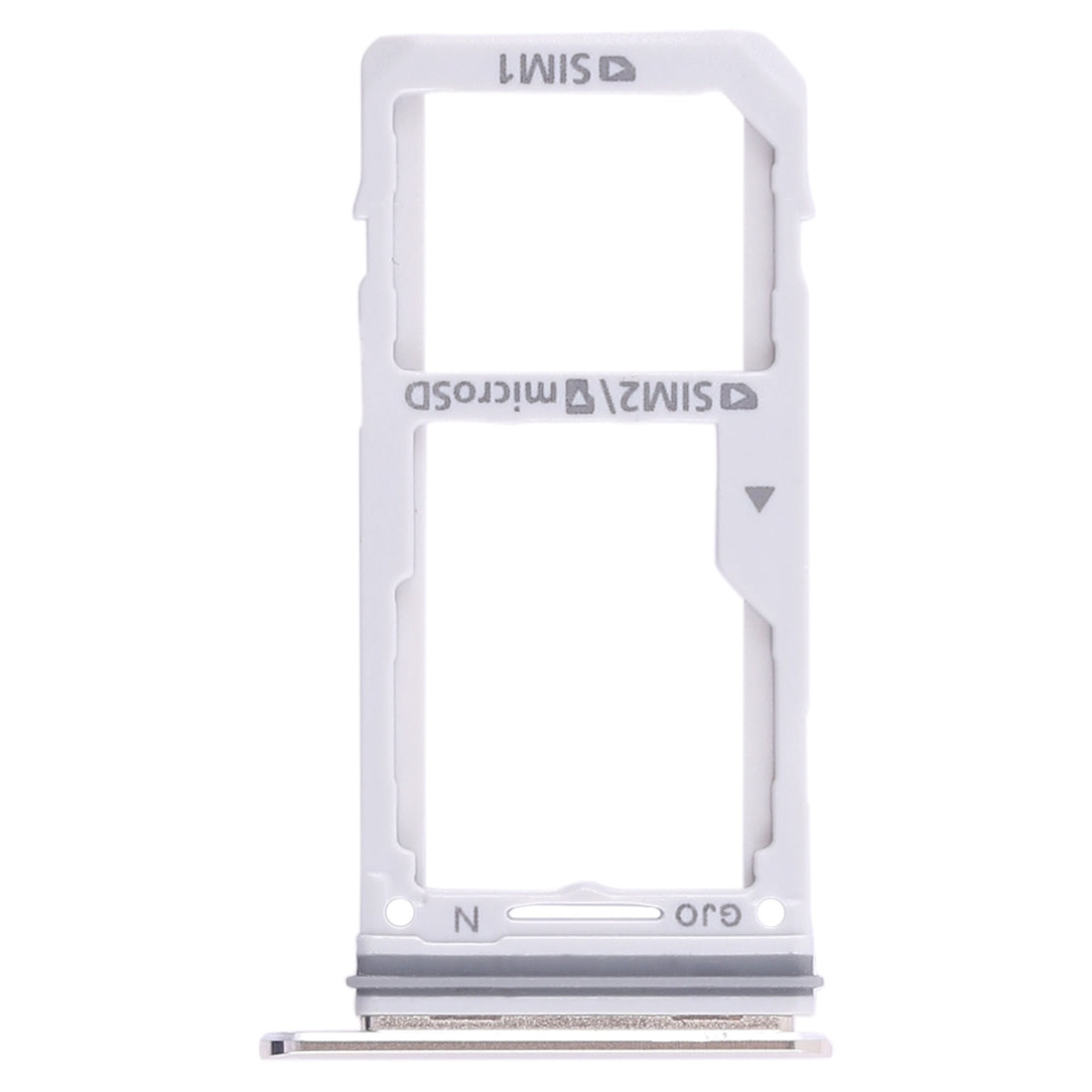 For Galaxy Note 8 2 SIM Card Tray / Micro SD Card Tray (Gold)