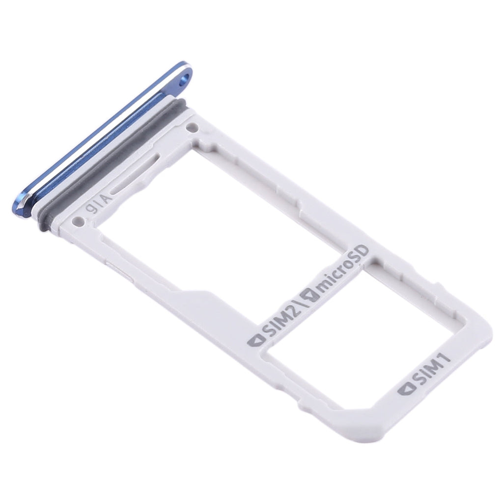 For Galaxy Note 8 2 SIM Card Tray / Micro SD Card Tray (Blue)