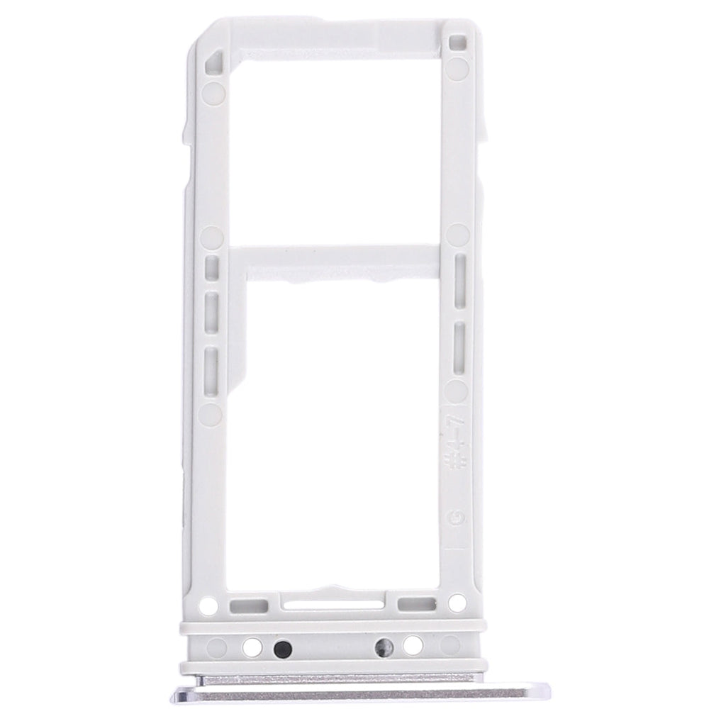 For Galaxy Note 8 2 SIM Card Tray / Micro SD Card Tray (Silver)