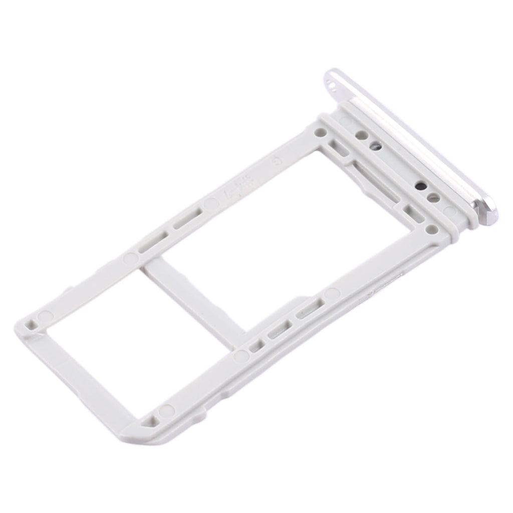 For Galaxy Note 8 2 SIM Card Tray / Micro SD Card Tray (Silver)