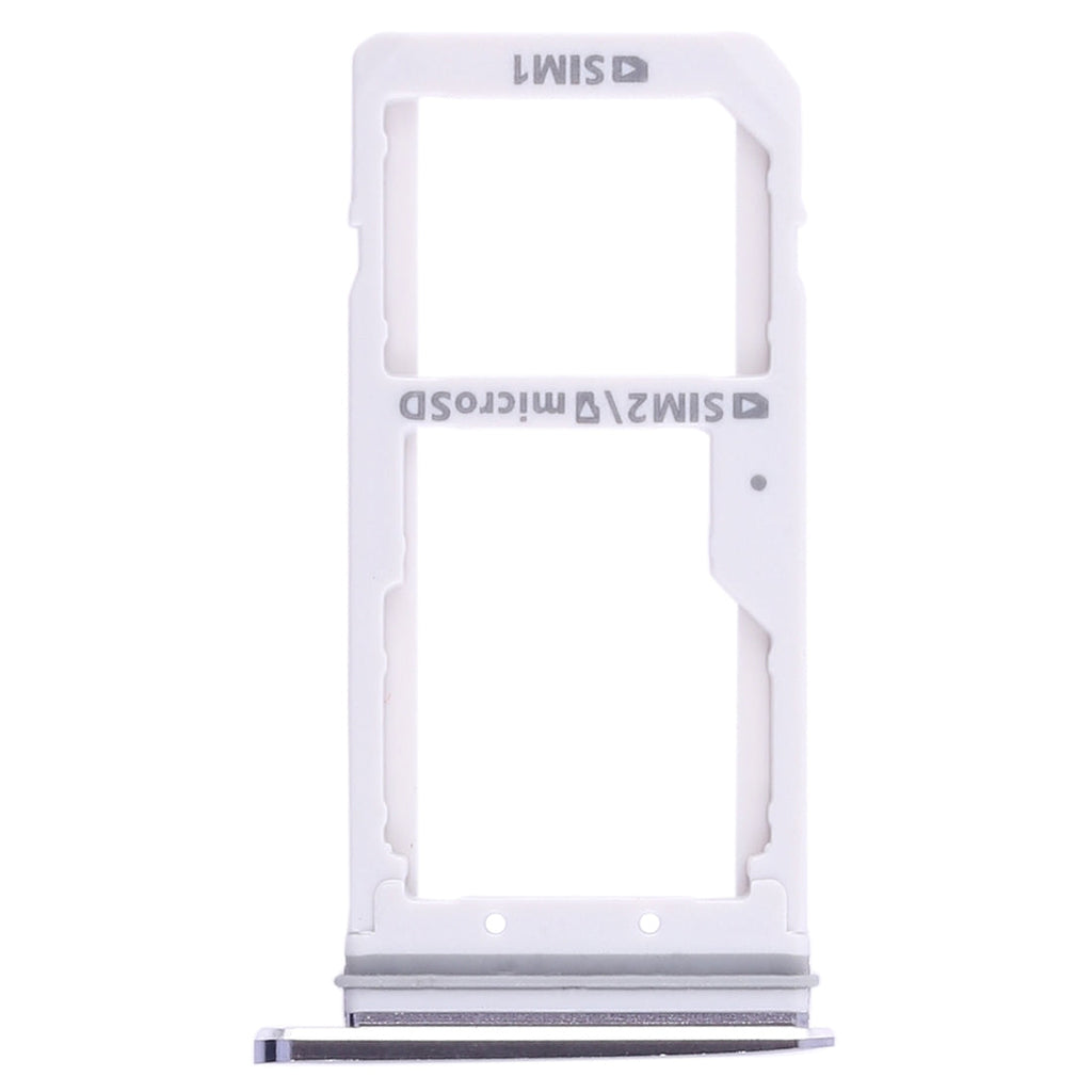 For Galaxy S7 2 SIM Card Tray / Micro SD Card Tray (Black)