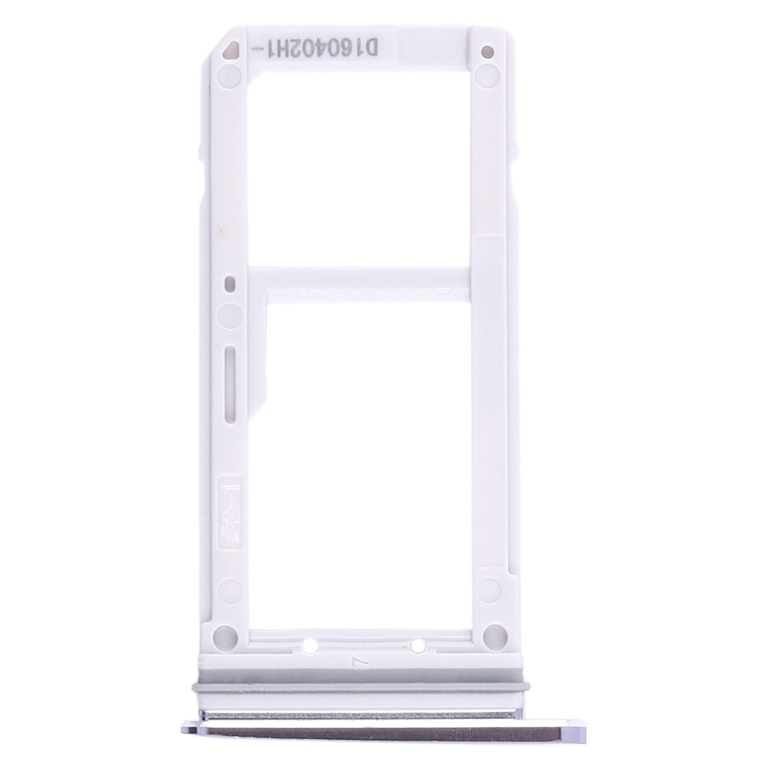 For Galaxy S7 2 SIM Card Tray / Micro SD Card Tray (Black)