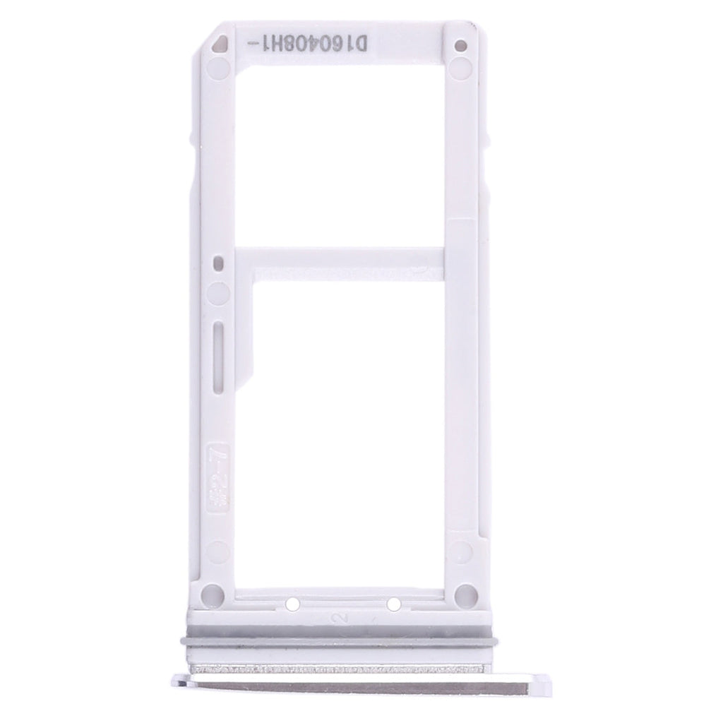 For Galaxy S7 2 SIM Card Tray / Micro SD Card Tray (White)