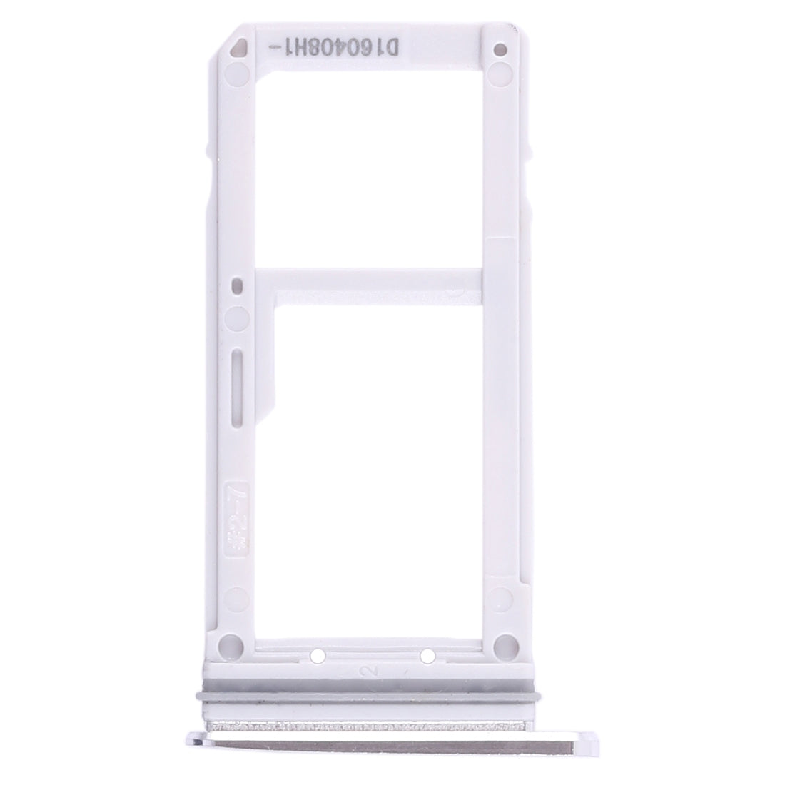 For Galaxy S7 2 SIM Card Tray / Micro SD Card Tray (White)