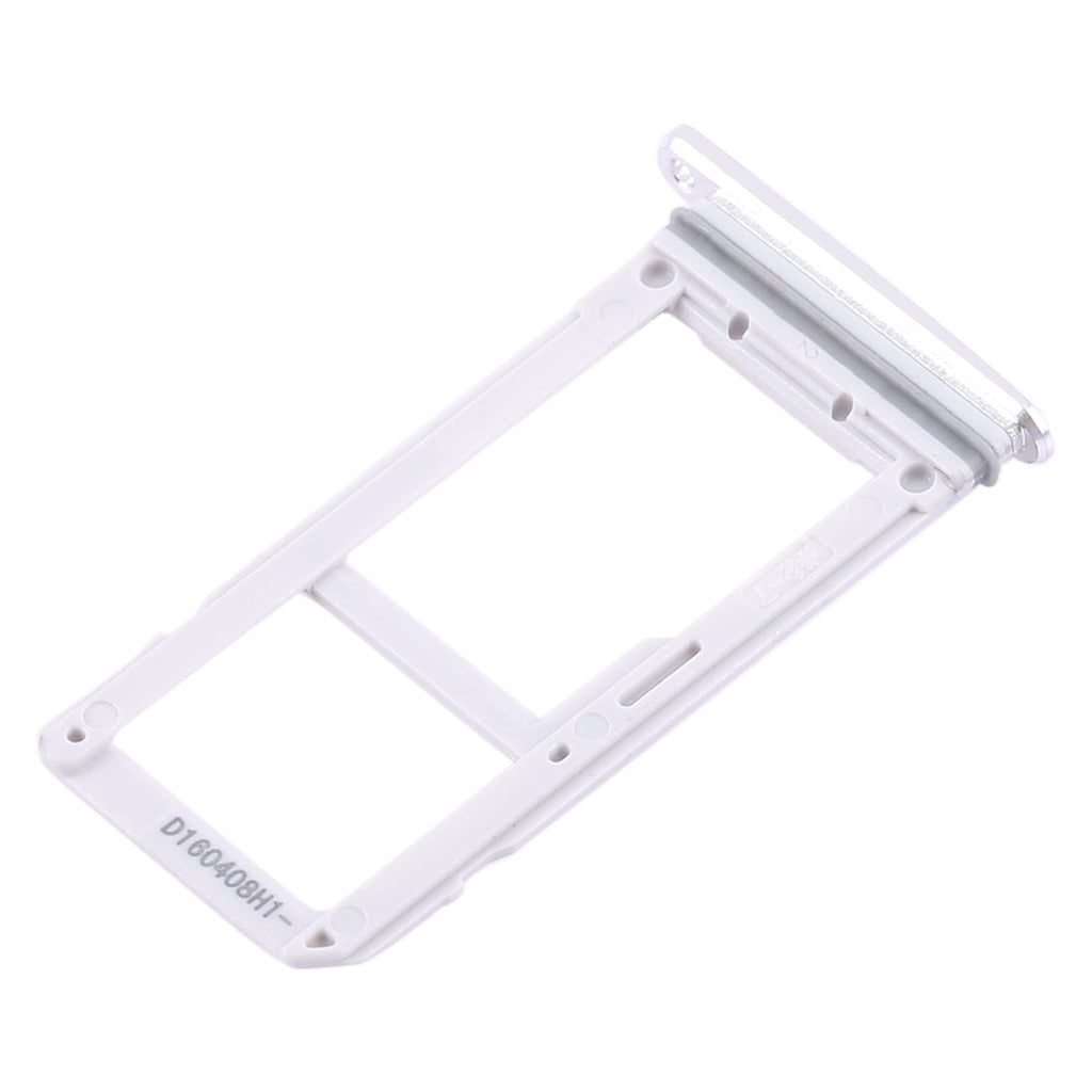 For Galaxy S7 2 SIM Card Tray / Micro SD Card Tray (White)
