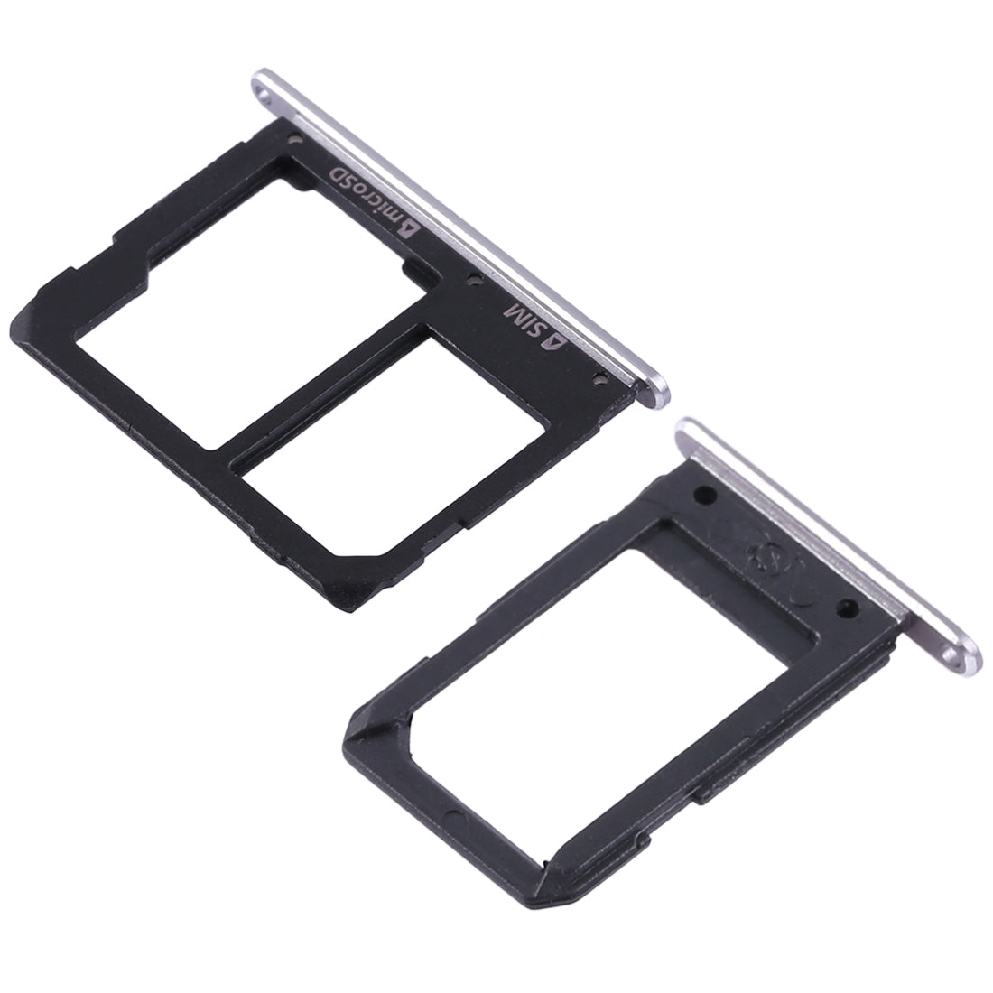For Galaxy A5108 / A7108 2 SIM Card Tray + Micro SD Card Tray (Grey)