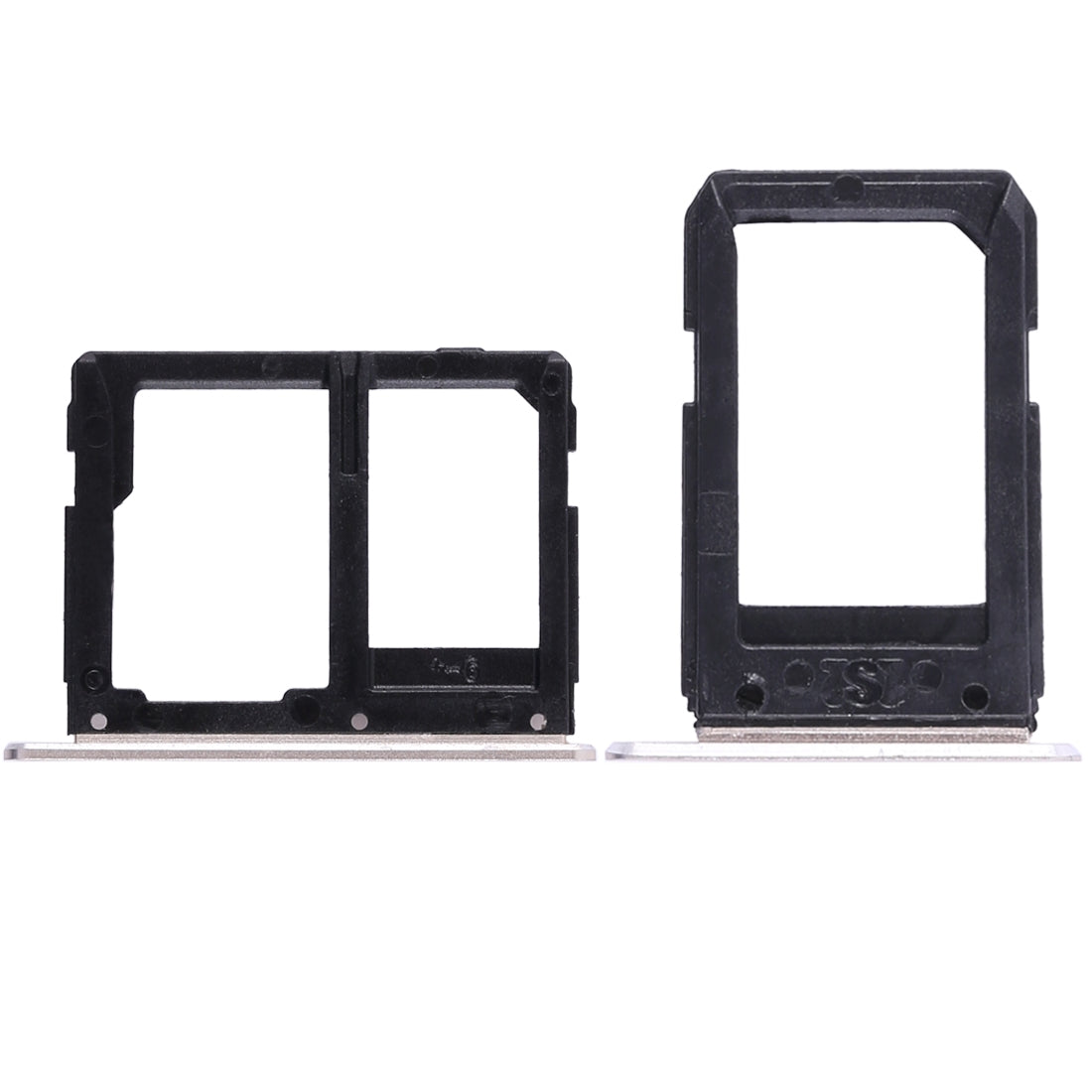 For Galaxy A5108 / A7108 2 SIM Card Tray + Micro SD Card Tray (Gold)