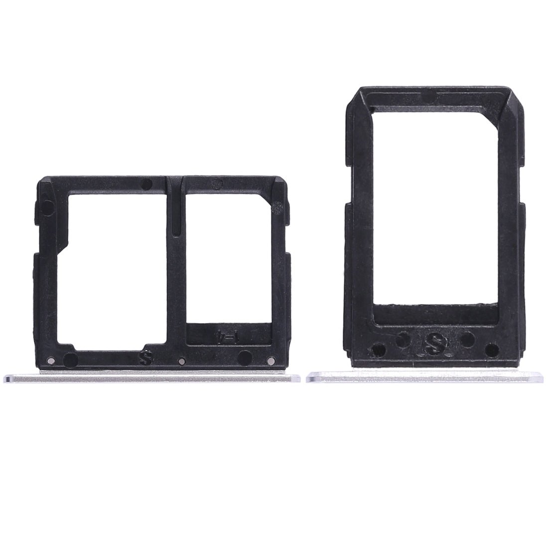 For Galaxy A5108 / A7108 2 SIM Card Tray + Micro SD Card Tray (White)