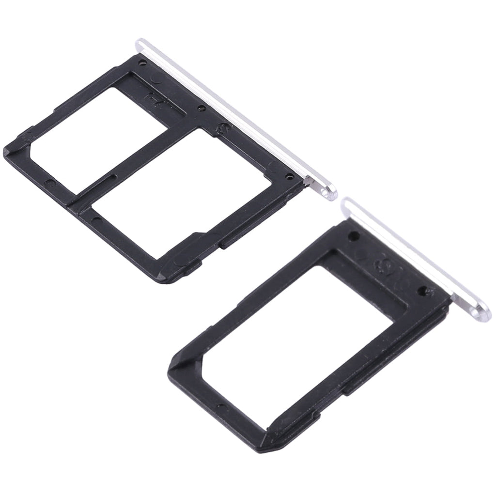 For Galaxy A5108 / A7108 2 SIM Card Tray + Micro SD Card Tray (White)