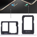 For Galaxy A5108 / A7108 2 SIM Card Tray + Micro SD Card Tray (White)
