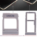 For Galaxy A520 / A720 2 SIM Card Tray + Micro SD Card Tray (Pink)
