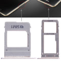 For Galaxy A520 / A720 2 SIM Card Tray + Micro SD Card Tray (Gold)
