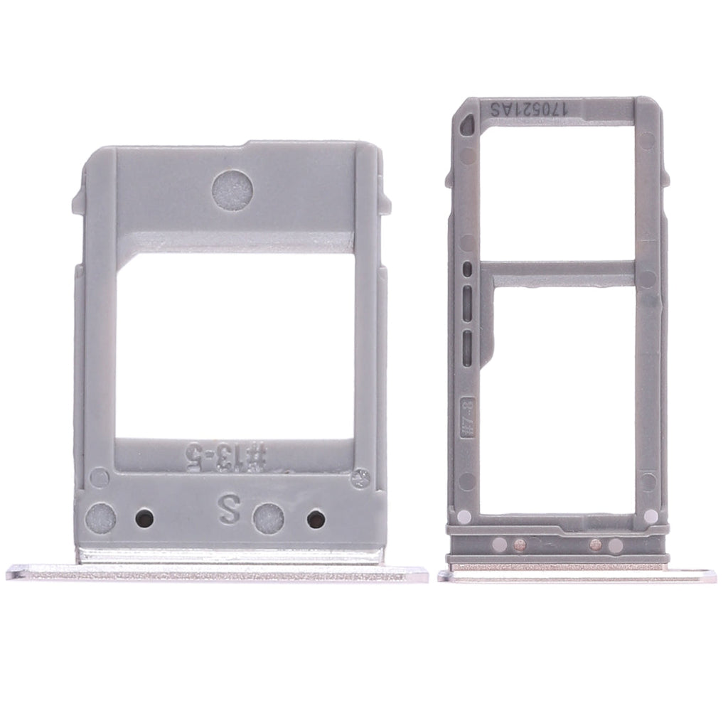 For Galaxy A520 / A720 2 SIM Card Tray + Micro SD Card Tray (Gold)