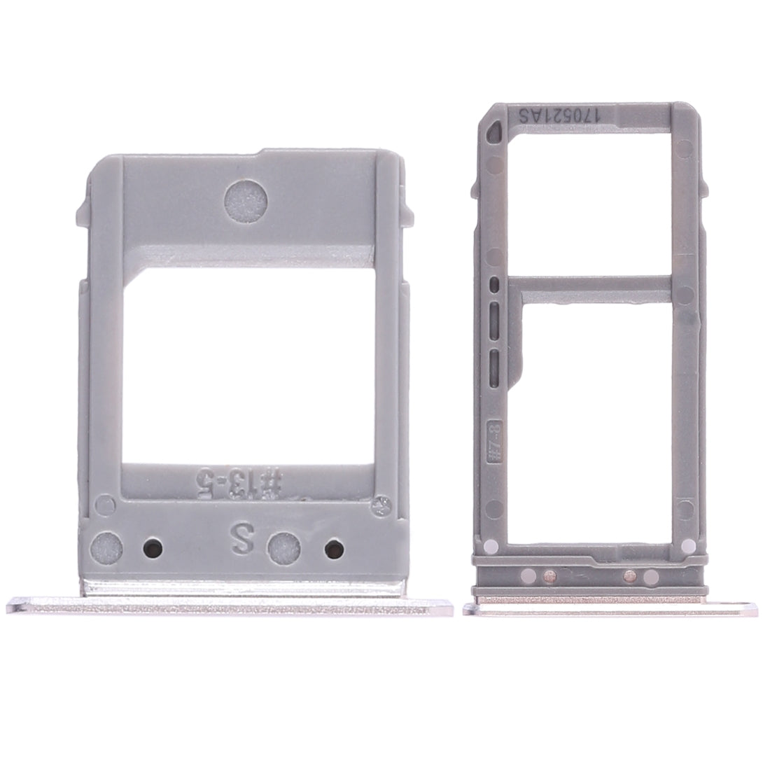 For Galaxy A520 / A720 2 SIM Card Tray + Micro SD Card Tray (Gold)