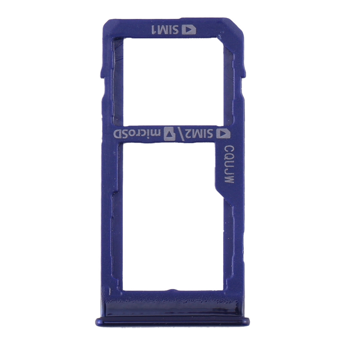For Samsung Galaxy A60 SIM Card Tray + SIM Card Tray / Micro SD Card Tray (Blue)
