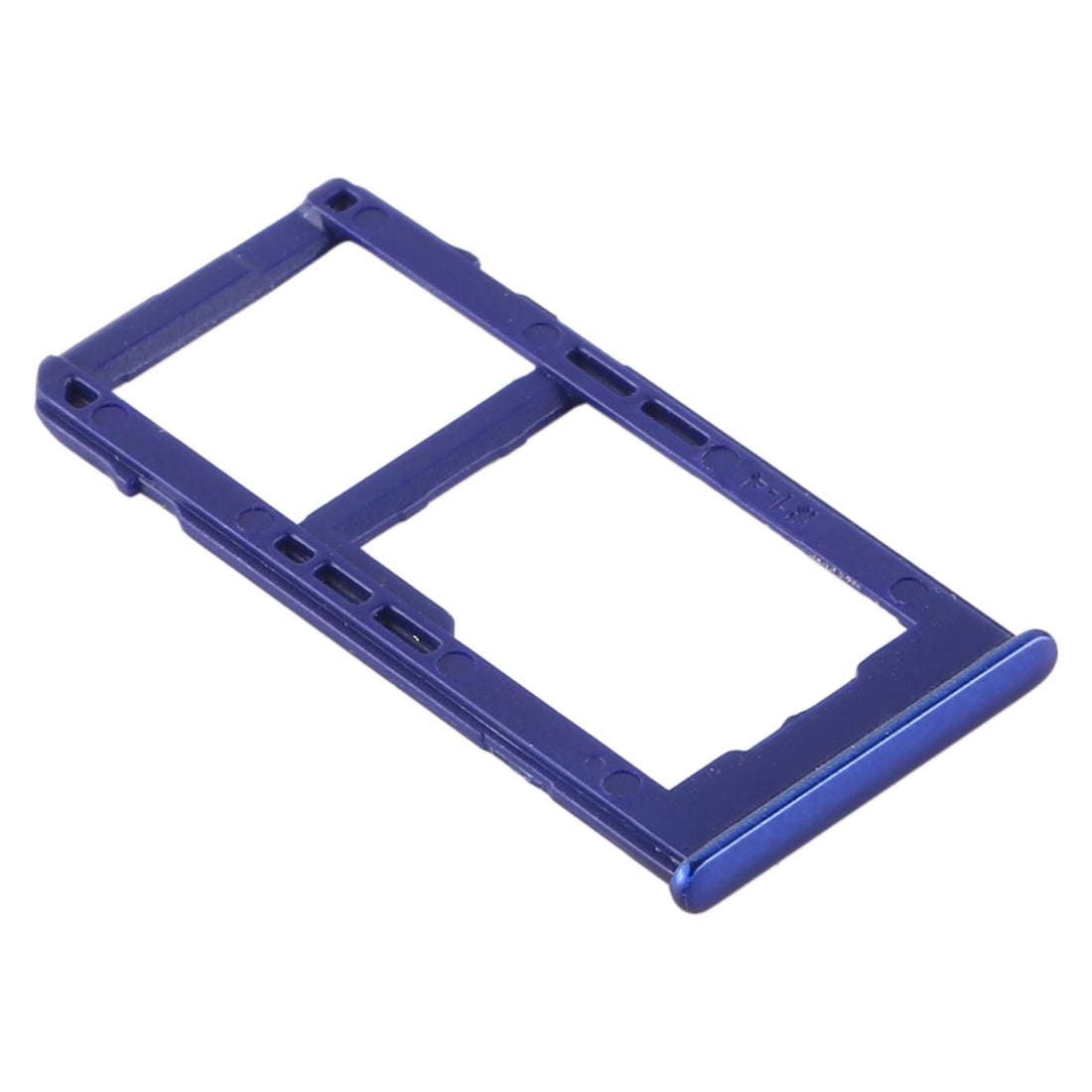 For Samsung Galaxy A60 SIM Card Tray + SIM Card Tray / Micro SD Card Tray (Blue)