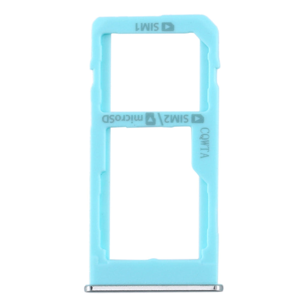 For Samsung Galaxy A60 SIM Card Tray + SIM Card Tray / Micro SD Card Tray (Baby Blue)