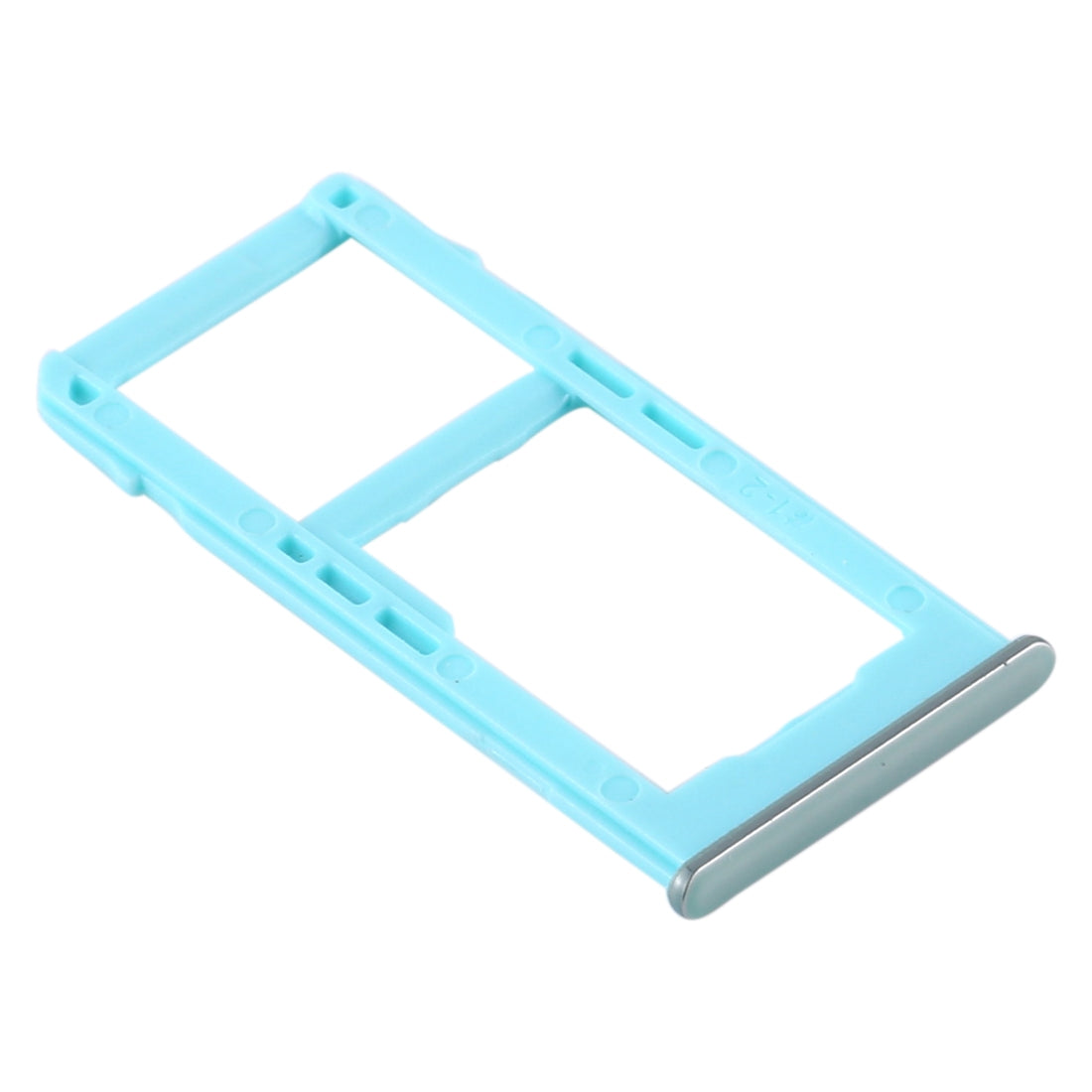 For Samsung Galaxy A60 SIM Card Tray + SIM Card Tray / Micro SD Card Tray (Baby Blue)