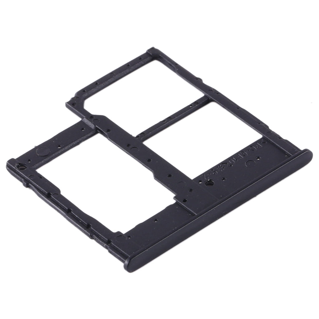 For Samsung Galaxy A20e SIM Card Tray + SIM Card Tray + Micro SD Card Tray (Black)