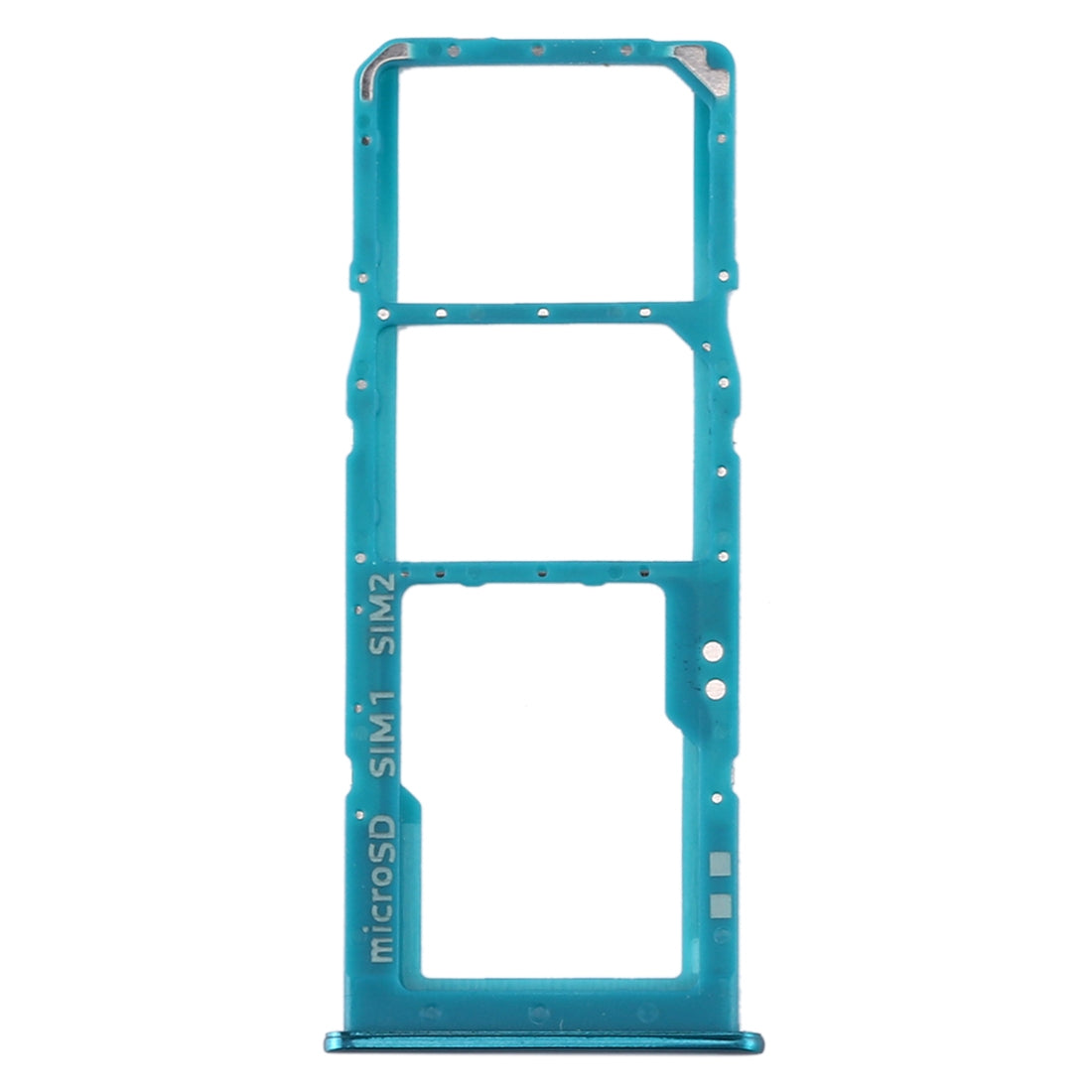 For Samsung Galaxy A30s SIM Card Tray + SIM Card Tray + Micro SD Card Tray (Green)