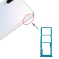 For Samsung Galaxy A30s SIM Card Tray + SIM Card Tray + Micro SD Card Tray (Green)