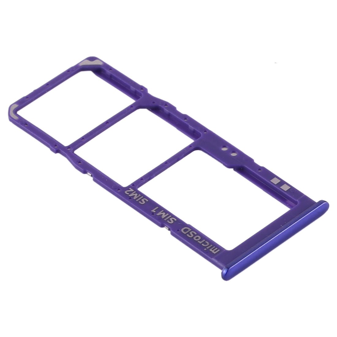 For Samsung Galaxy A30s SIM Card Tray + SIM Card Tray + Micro SD Card Tray (Blue)