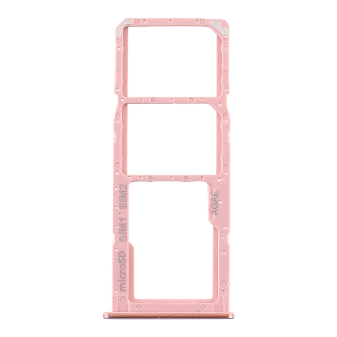 For Samsung Galaxy A71 SIM Card Tray + SIM Card Tray + Micro SD Card Tray (Pink)