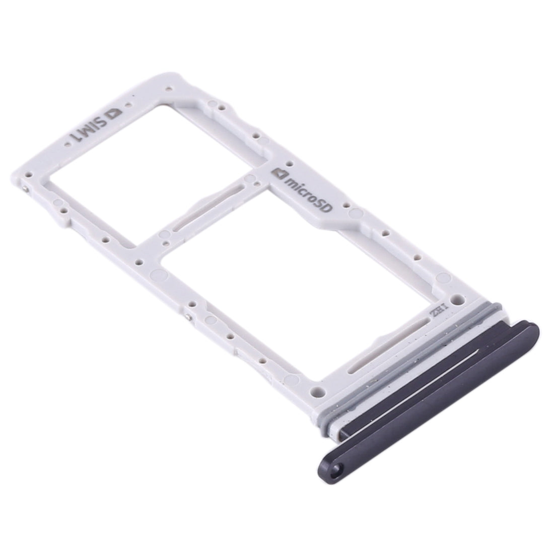 For Samsung Galaxy Note10+ SIM Card Tray + SIM Card Tray / Micro SD Card Tray (Black)