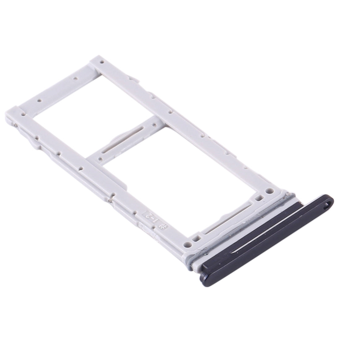 For Samsung Galaxy Note10+ SIM Card Tray + SIM Card Tray / Micro SD Card Tray (Black)