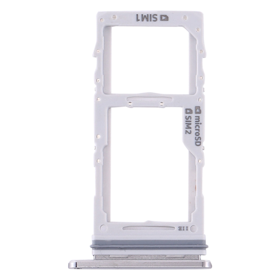 For Samsung Galaxy Note10+ SIM Card Tray + SIM Card Tray / Micro SD Card Tray (Grey)