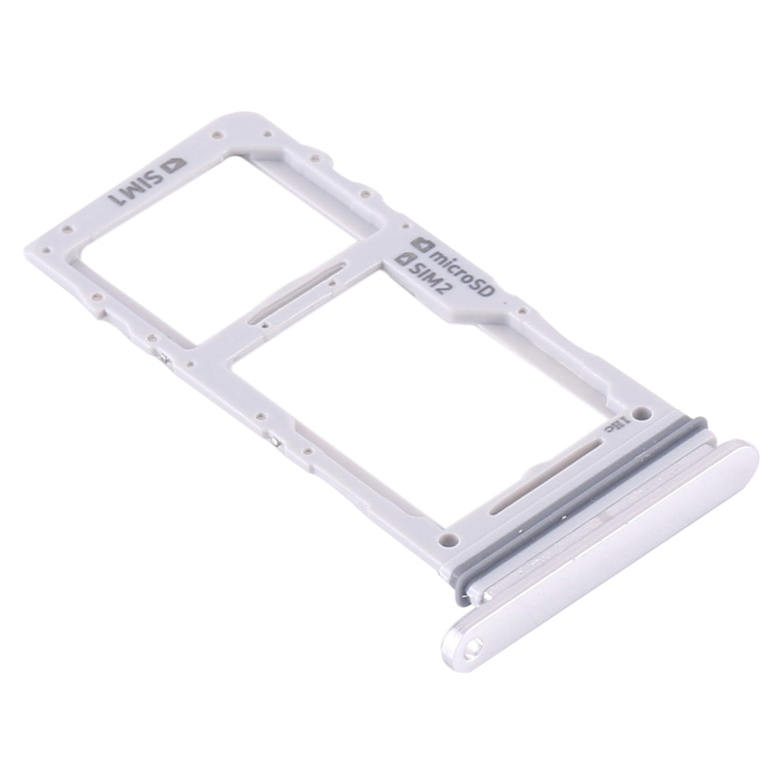 For Samsung Galaxy Note10+ SIM Card Tray + SIM Card Tray / Micro SD Card Tray (White)
