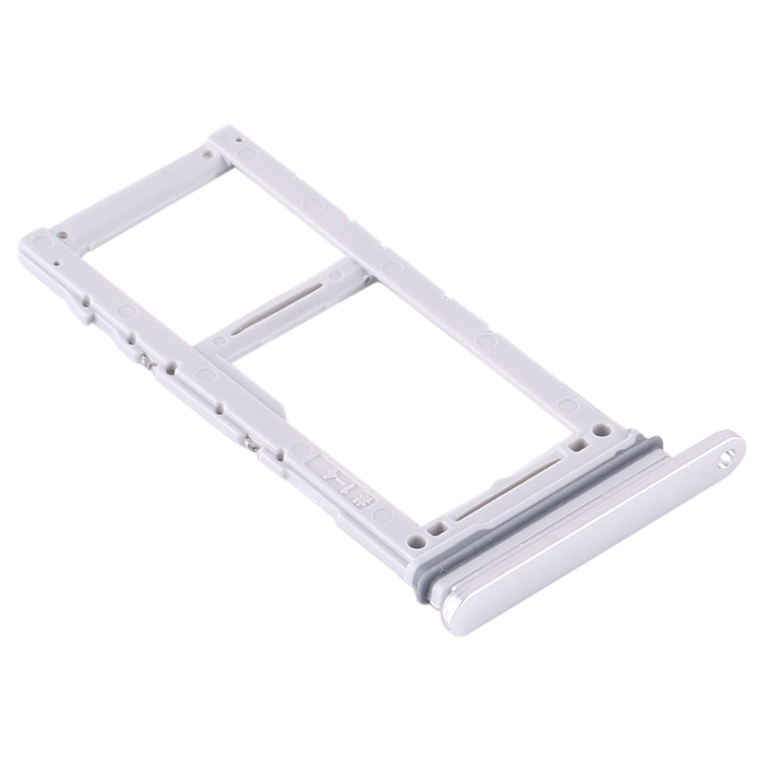 For Samsung Galaxy Note10+ SIM Card Tray + SIM Card Tray / Micro SD Card Tray (White)