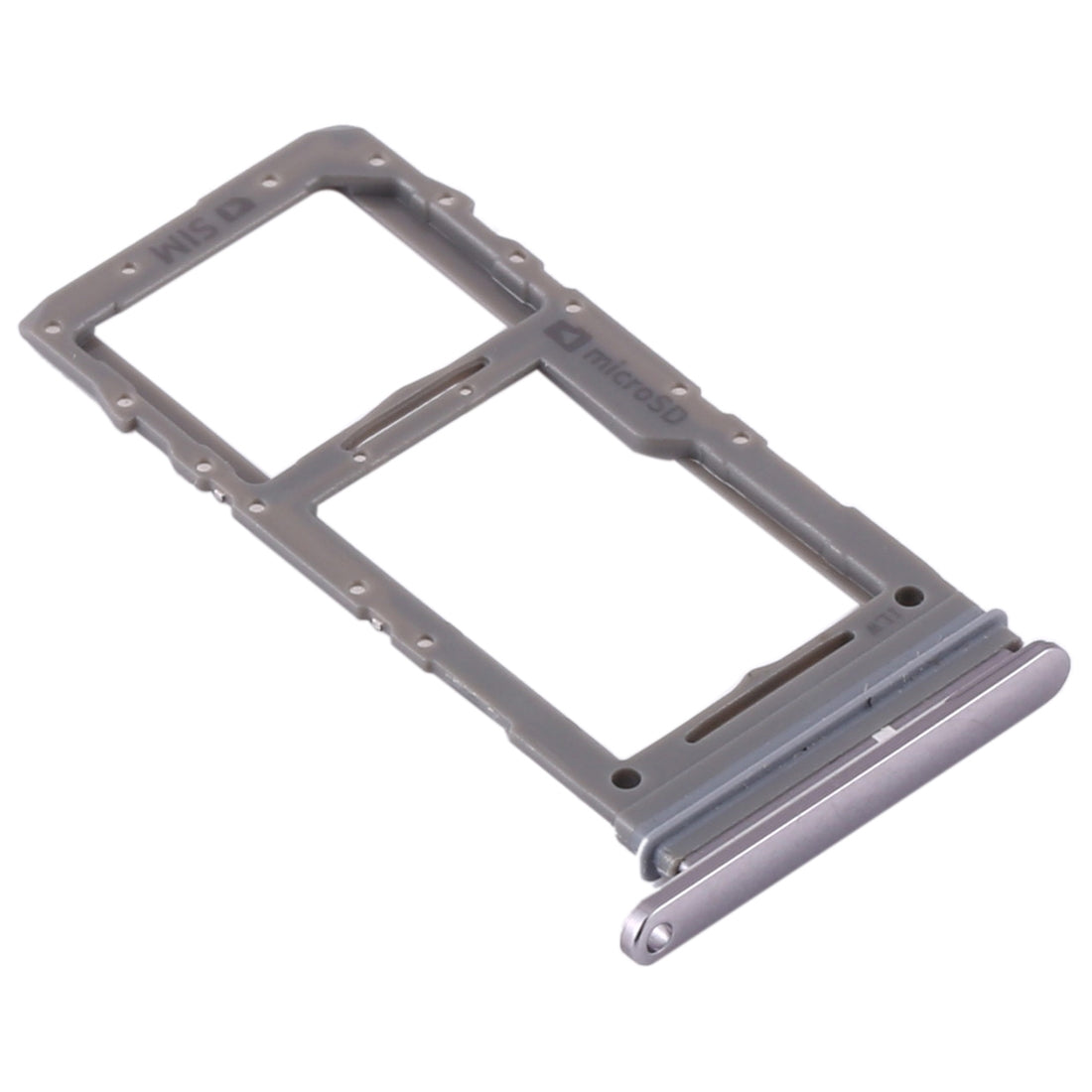 For Samsung Galaxy S20+ / Galaxy S20 Ultra SIM Card Tray + Micro SD Card Tray (Grey)