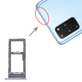 For Samsung Galaxy S20+ / Galaxy S20 Ultra SIM Card Tray + Micro SD Card Tray (Grey)